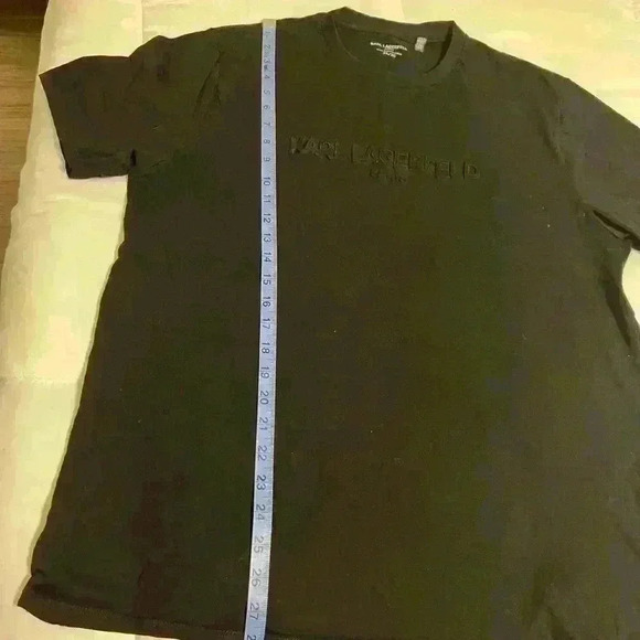 Karl Lagerfeld Paris Logo T, Short Sleeve Crew Neck - Picture 6 of 9